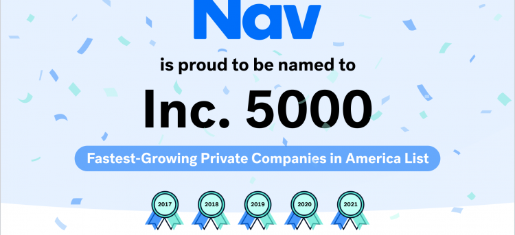 Nav Named to Inc. 5000 Fastest-Growing Private Companies in America List for Fifth Consecutive Year